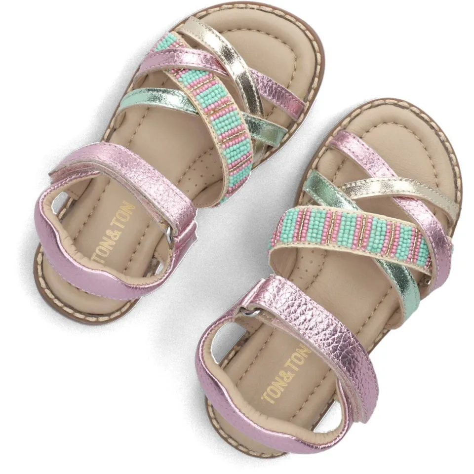 Ton & Ton Sandalen Ingrid Roze, foto 2