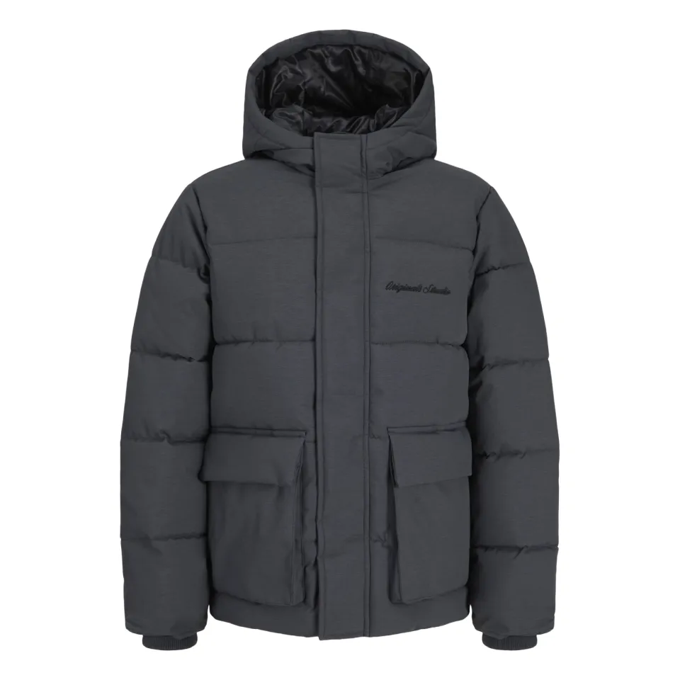 Jack & Jones pufferjas donkergrijs, foto 2