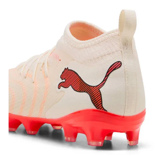 Puma Future 9 Match junior imitatieleren voetbalschoenen - beige/rood, foto 3