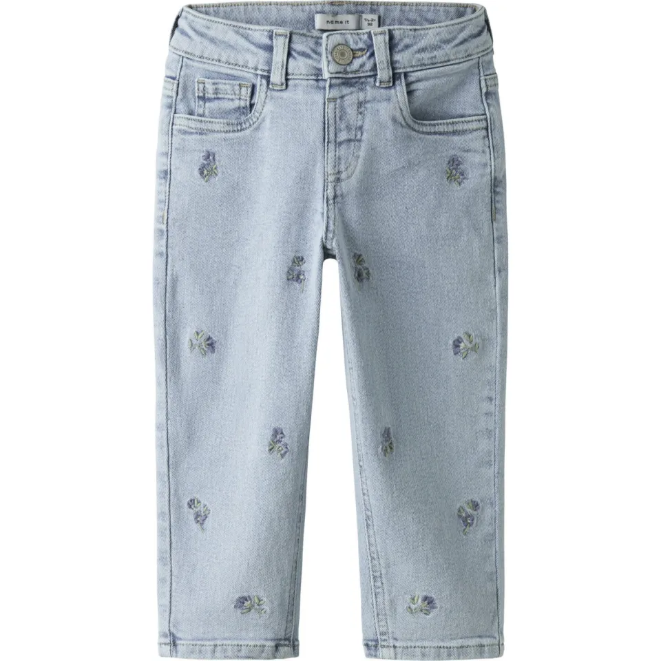 NAME IT MINI mom jeans light blue denim, foto 2