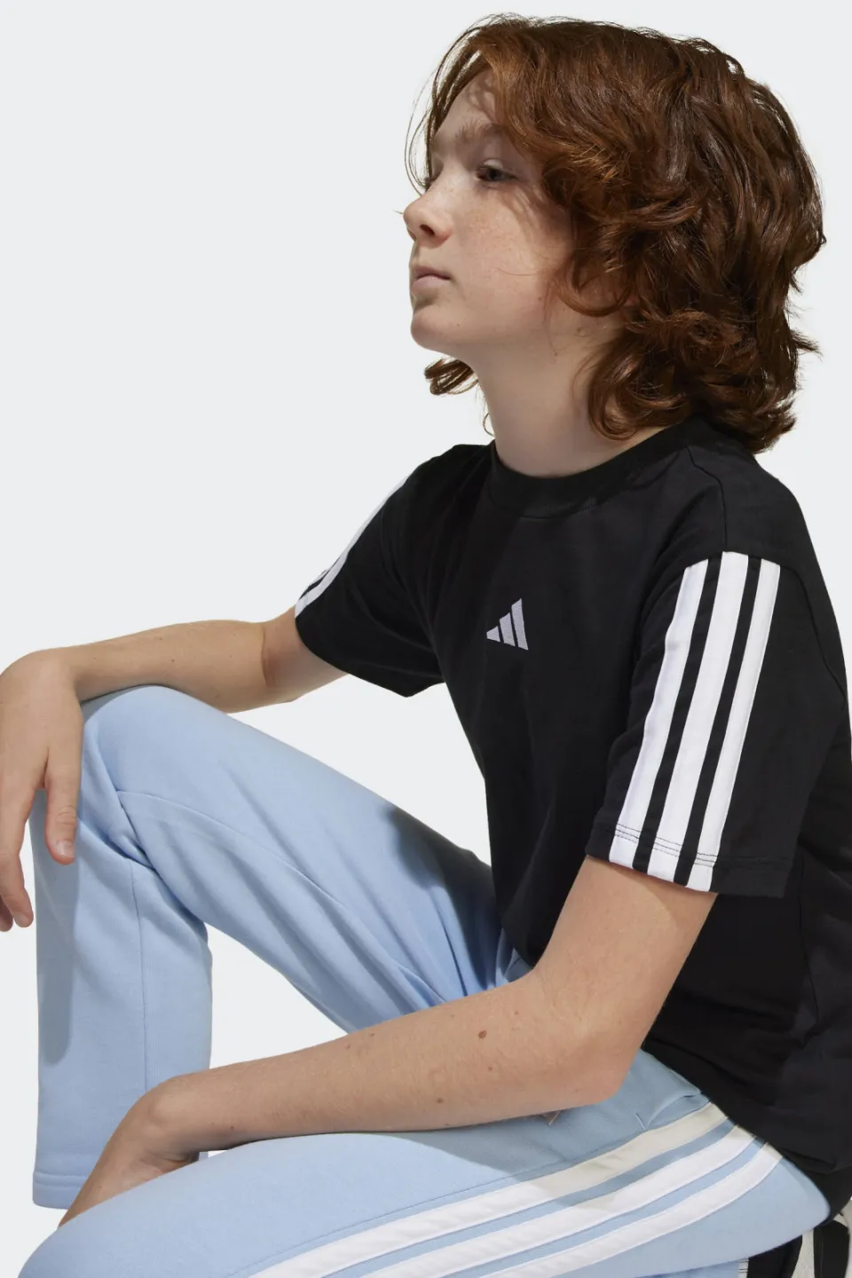 Adidas 3-Stripes t-shirt zwart, foto 3