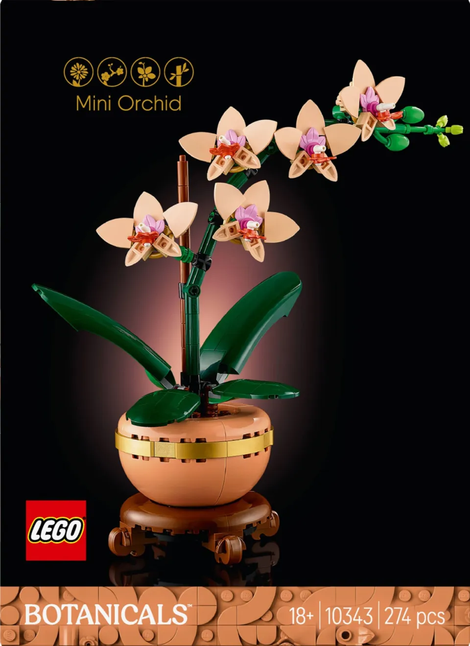 Lego Botanical Collection Miniorchidee plantencadeau 10343, foto 3