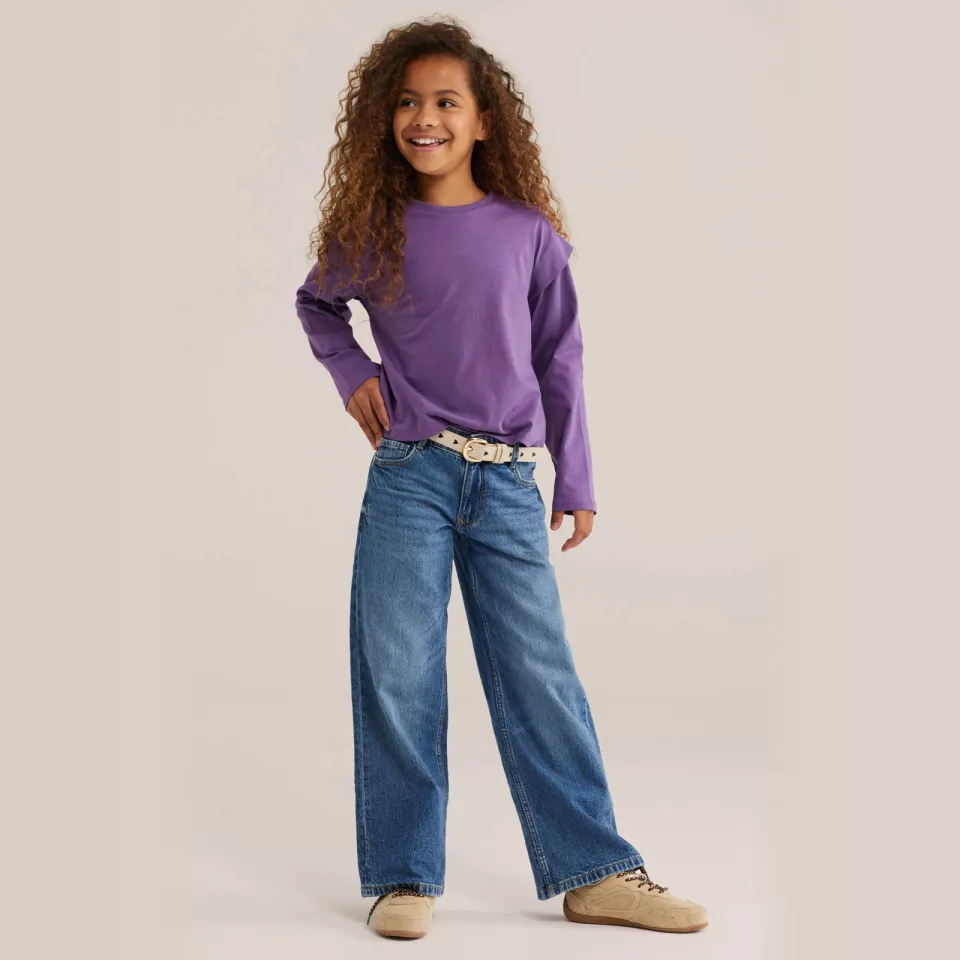 WE Fashion longsleeve paars, foto 3