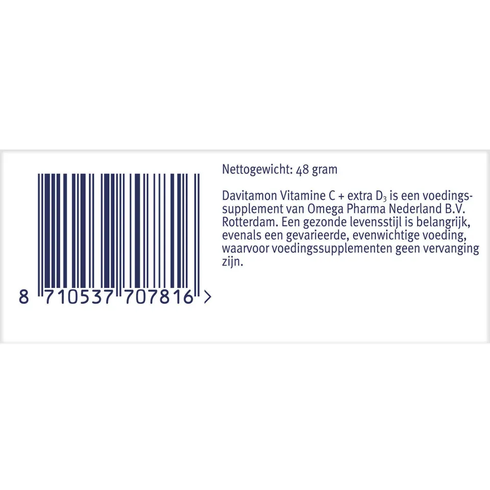 Davitamon Vitamine C + Extra D3 time release tabletten, foto 5