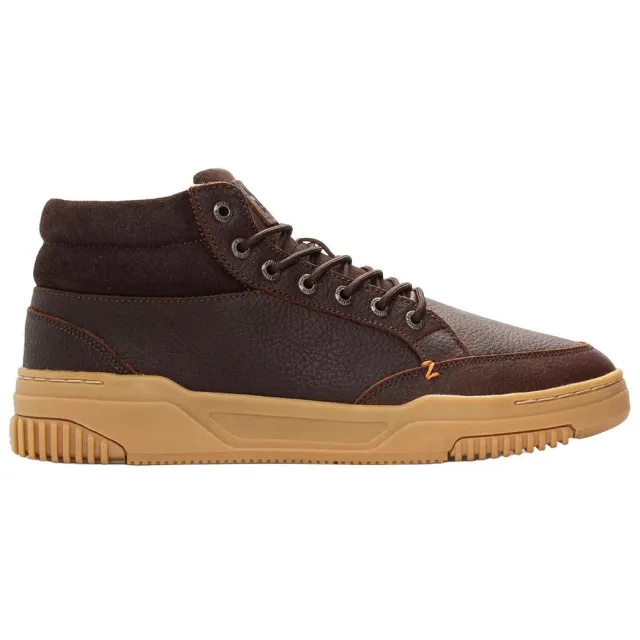 Hub Mark 2.1 leren sneakers - donkerbruin