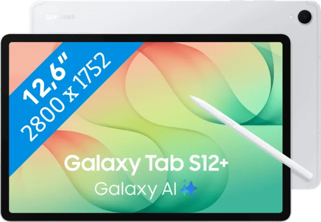 Samsung Galaxy Tab S12 Plus 12,6 inch 512GB Wifi Zilver Silver