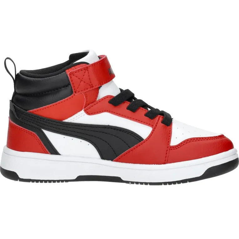 Puma Rebound V6 Mid hoge sneakers rood, foto 7