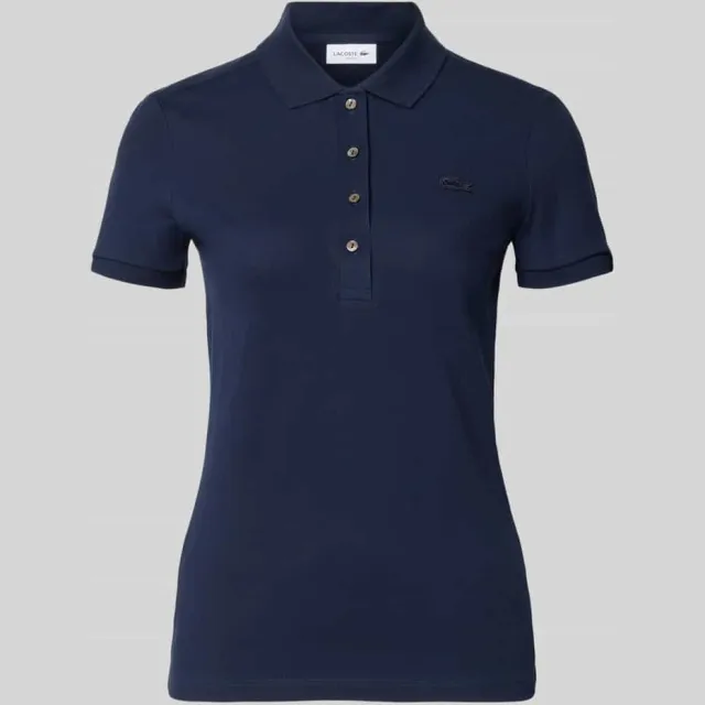 Lacoste Regular fit Poloshirt van Katoenmix marine, foto 2