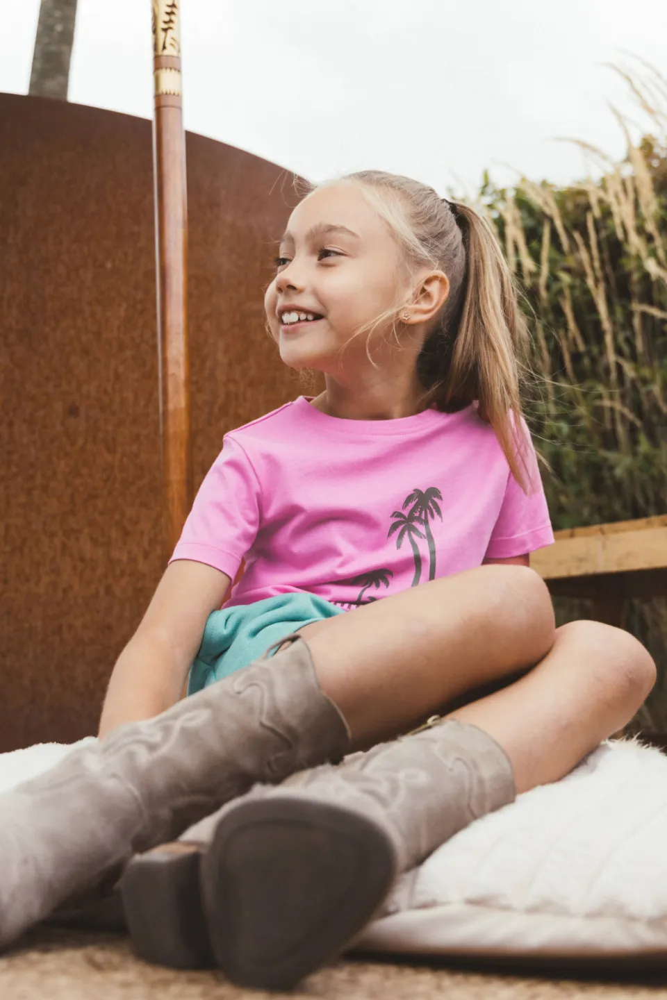TYGO & vito jersey T-shirt roze Felroze