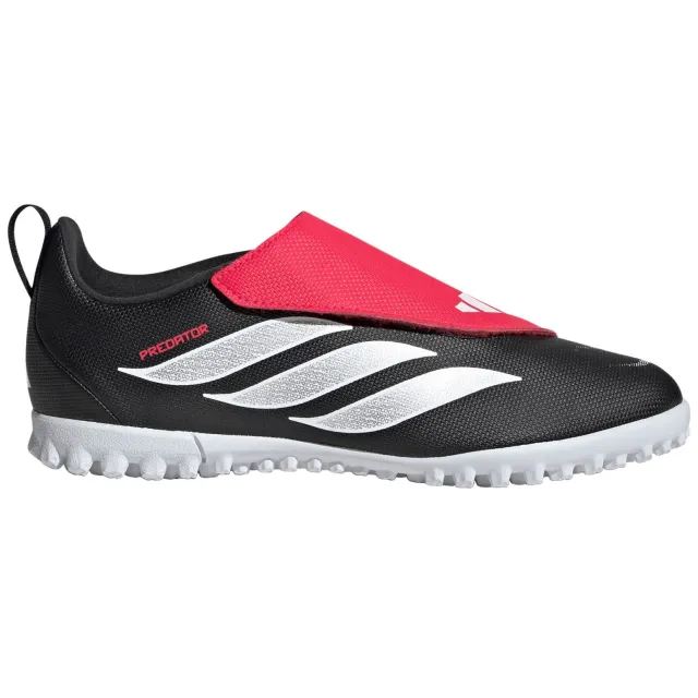 Adidas Performance Predator Club junior imitatieleren voetbalschoenen - zwart/wit/rood