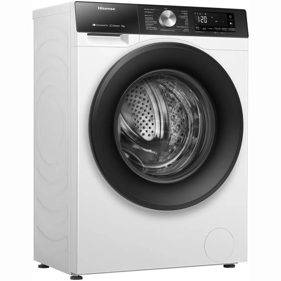 Hisense WF3S9043BW3/BLX wasmachine wit, foto 2