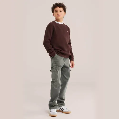 WE Fashion gebreide trui - bruin, foto 3