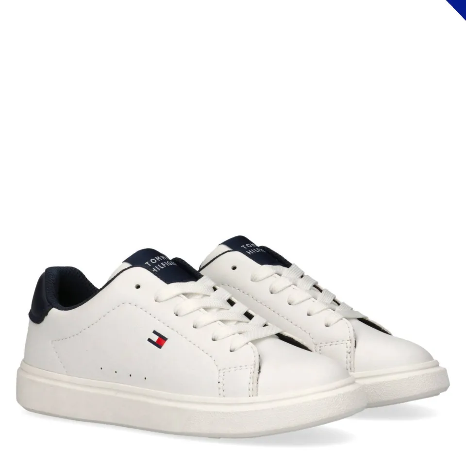 Tommy Hilfiger imitatieleren sneakers - wit, foto 5