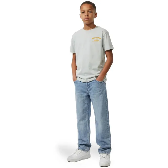 Malelions T-shirt grijsblauw