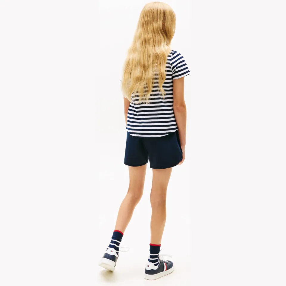Tommy Hilfiger T-shirt + sweatshort donkerblauw/wit, foto 7