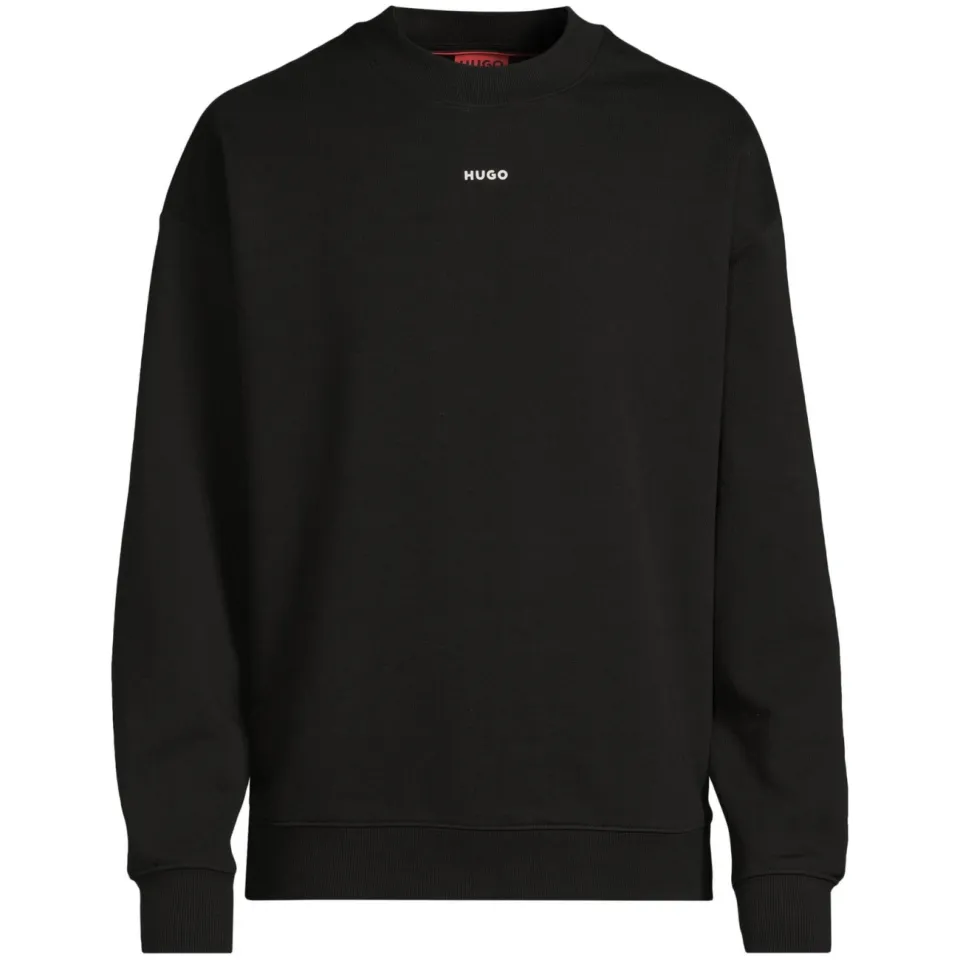 Hugo relaxed fit sweater - zwart, foto 2