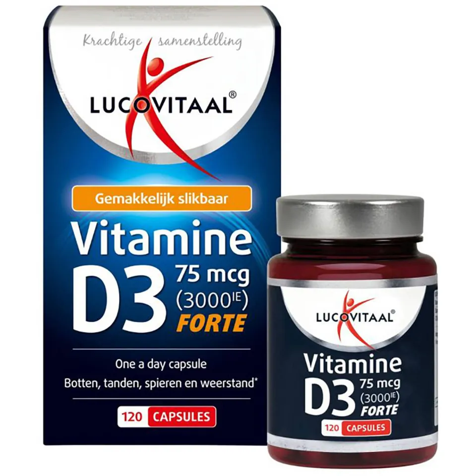 Lucovitaal vitamine D3 75 mcg Forte capsules, foto 5