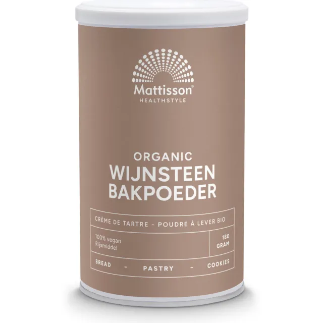 Mattisson HealthStyle Biologische Wijnsteenbakpoeder