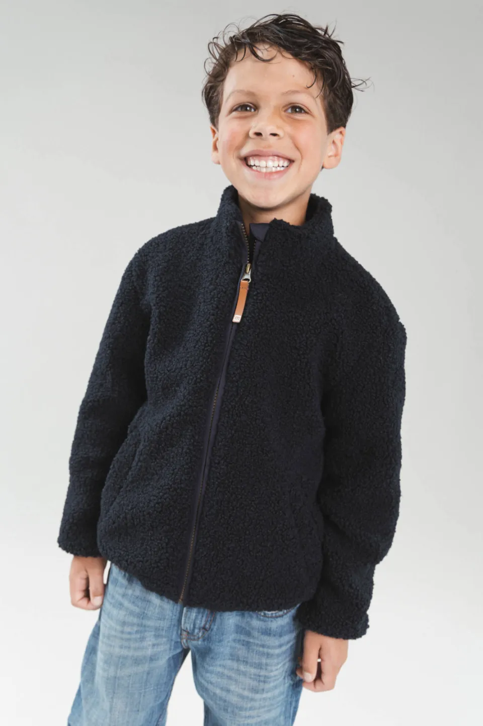 Moodstreet teddy jas donkerblauw, foto 5