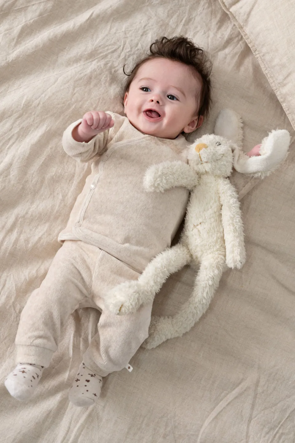 Feetje babybroek The Cuddle Company beige, foto 4