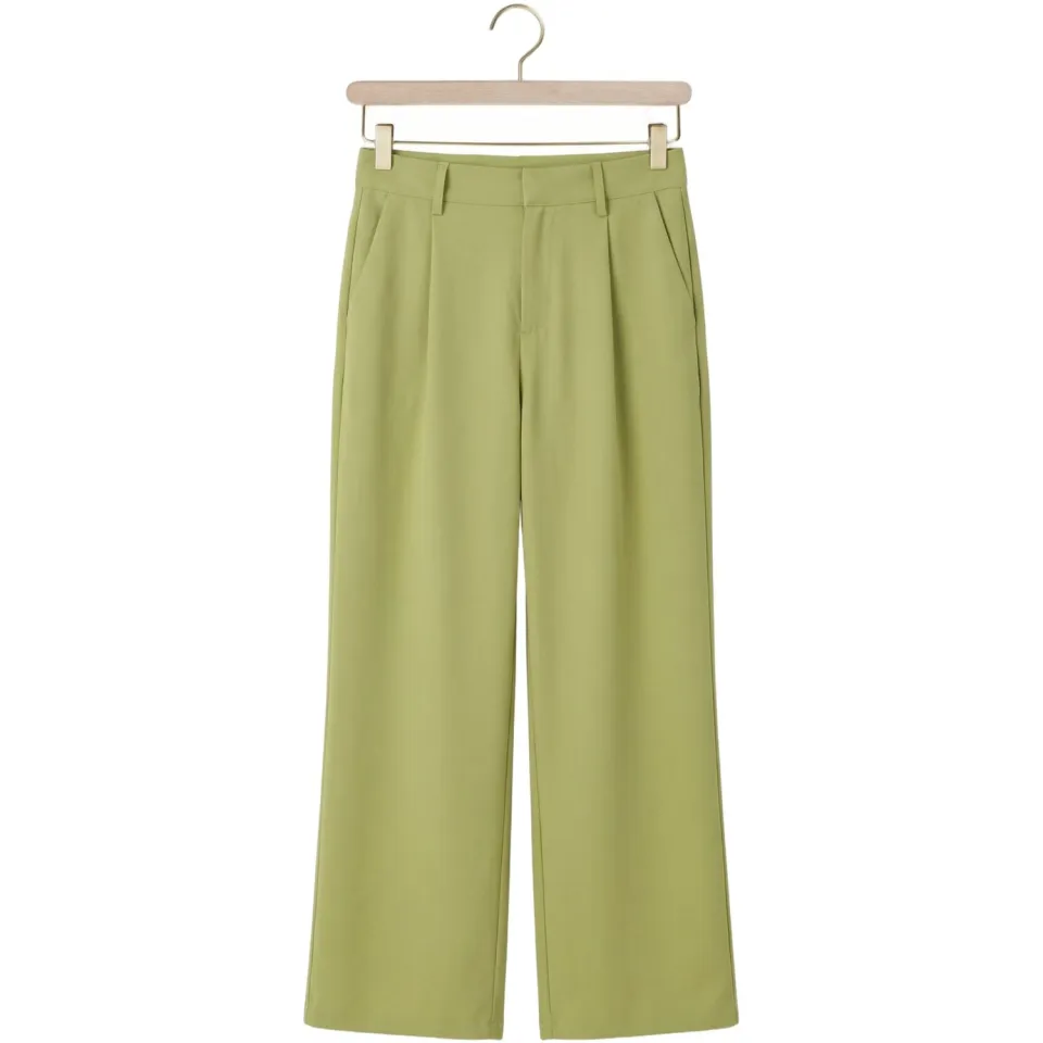 Refined Department Dames Broeken Puck - Lime, foto 2