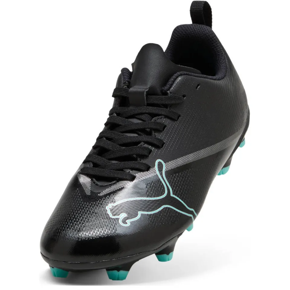Puma Ultra 7 Play junior voetbalschoenen - zwart/groen, foto 4