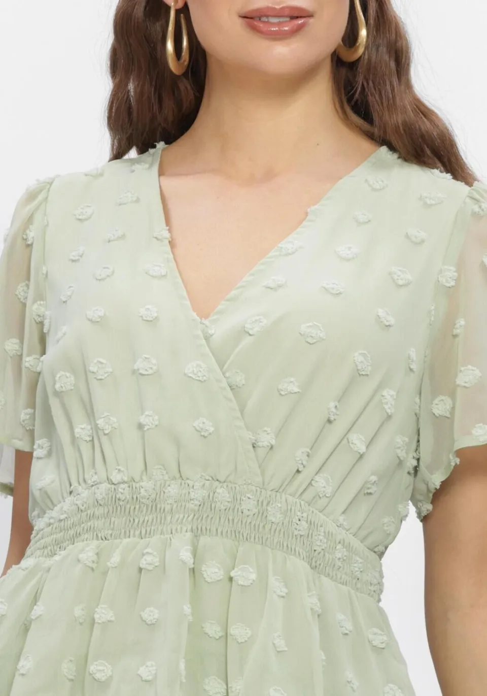 Y.A.S Yasdottie zomerjurk mint, foto 4