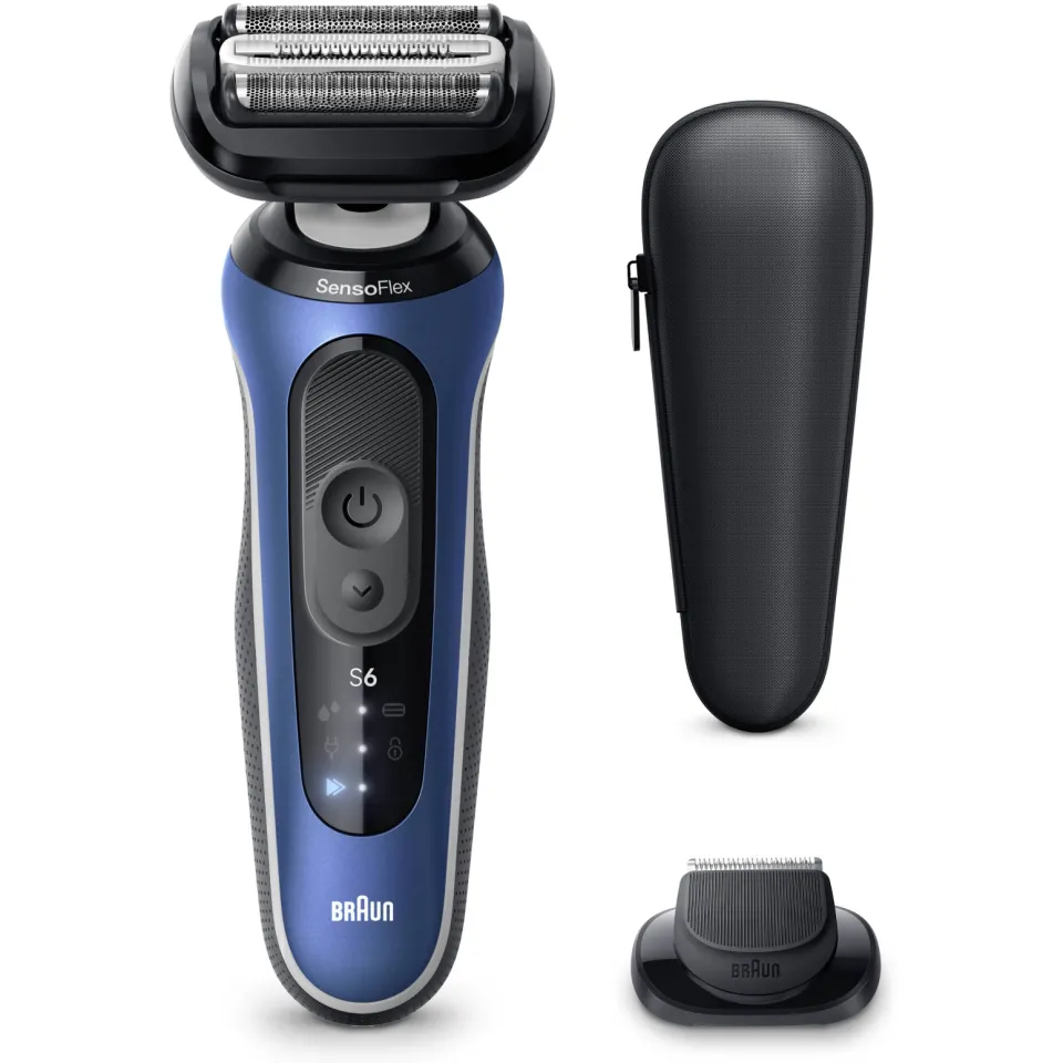Braun Series 6 62-B1200S elektrisch scheerapparaat blauw