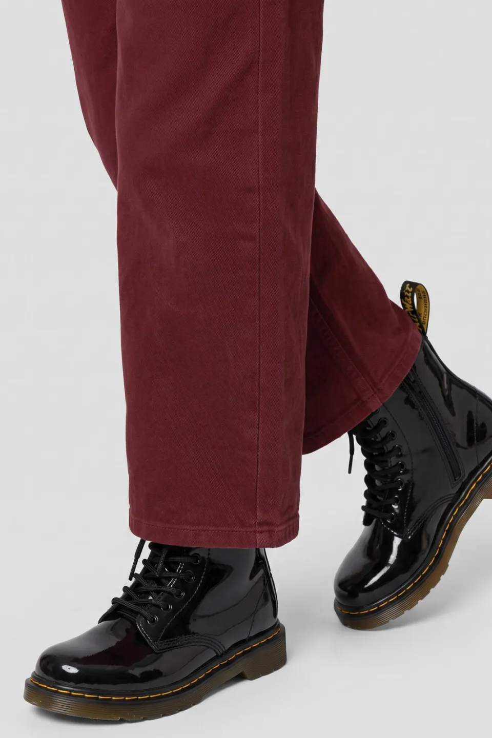 Me & My Monkey loose fit jeans - donkerrood, foto 6