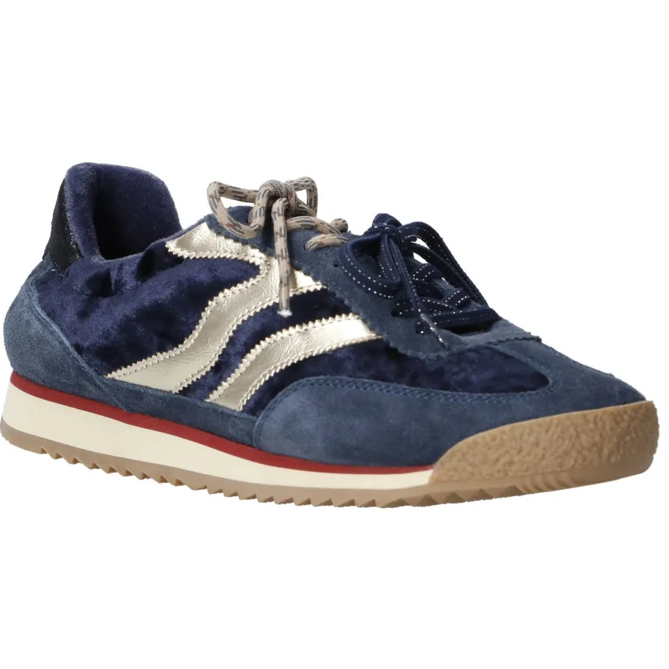 Mrp Utah suède sneakers - blauw/donkerblauw, foto 2