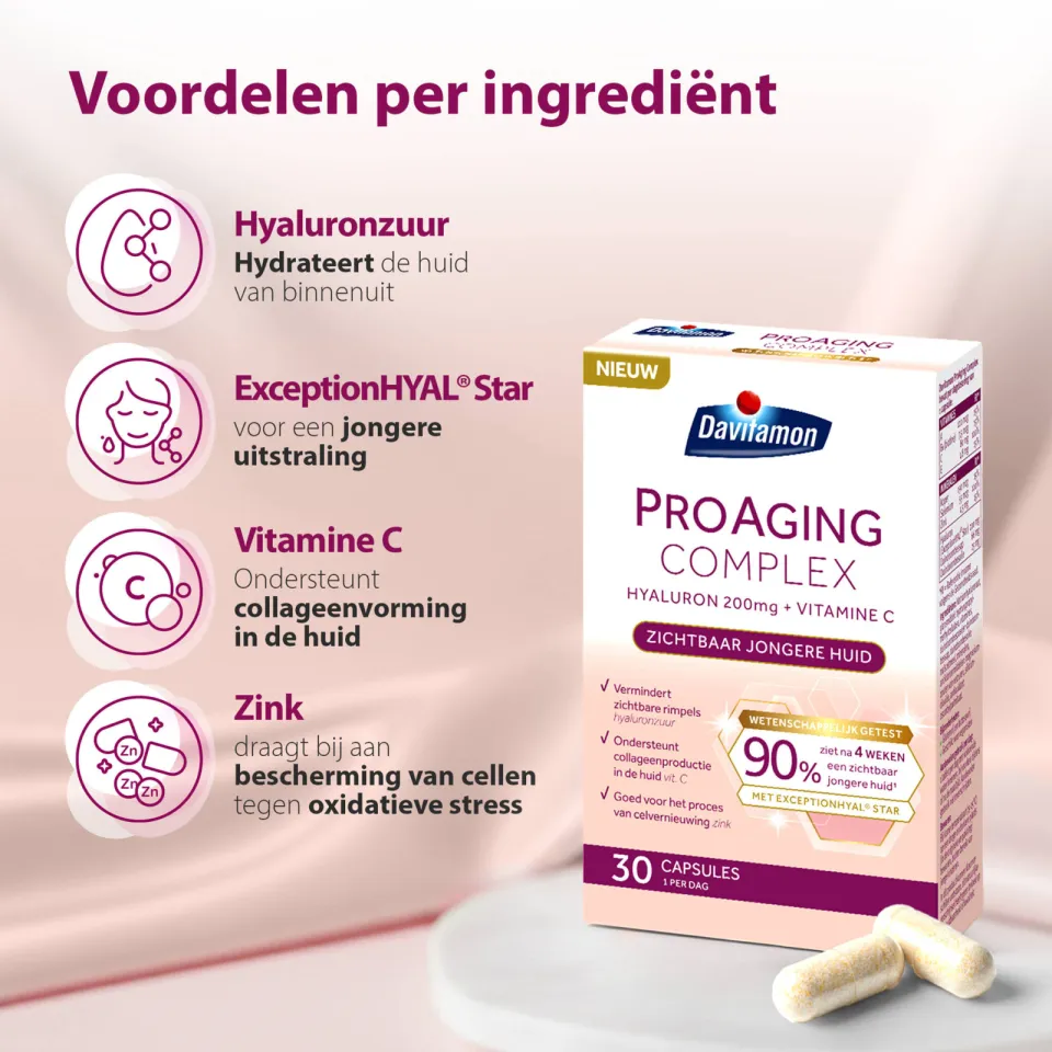 Davitamon Pro Aging Complex capsules - 30 stuks, foto 3