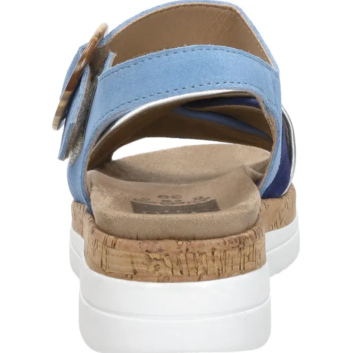 Sub55 Comfort Collection Sami 02 sandalen blauw, foto 4