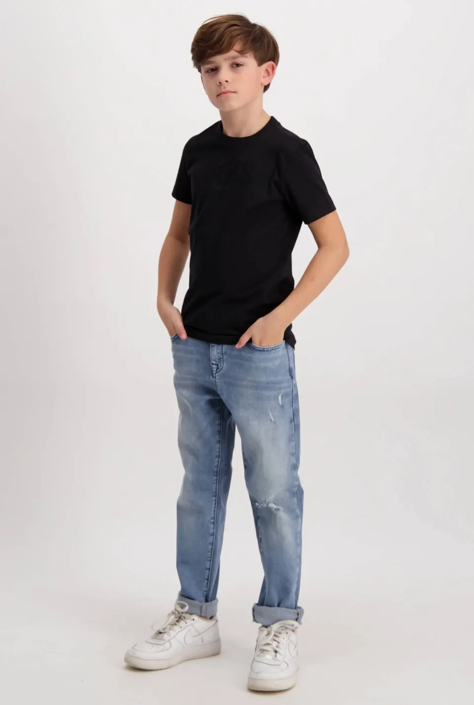 Cars ROCKY regular fit jeans met slijtage - lichtblauw, foto 4