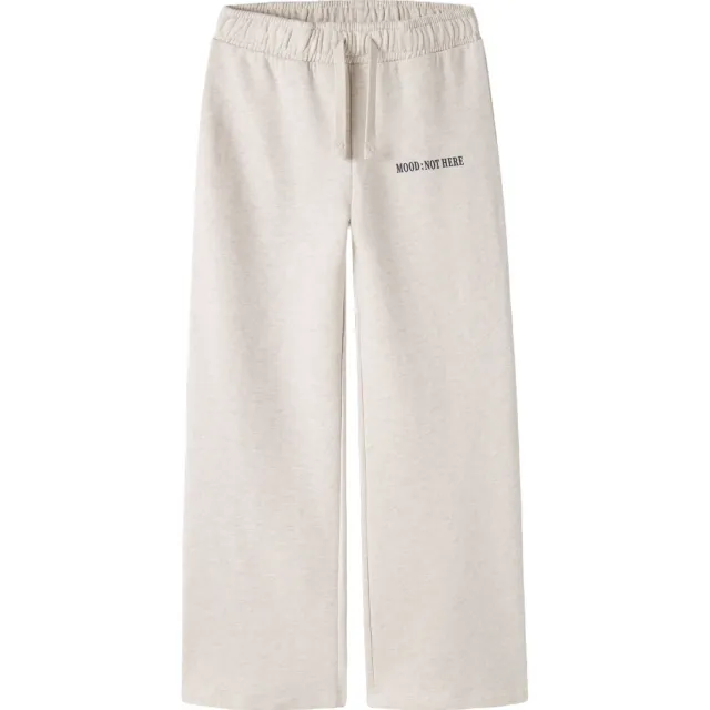 NAME IT straight leg joggingbroek offwhite