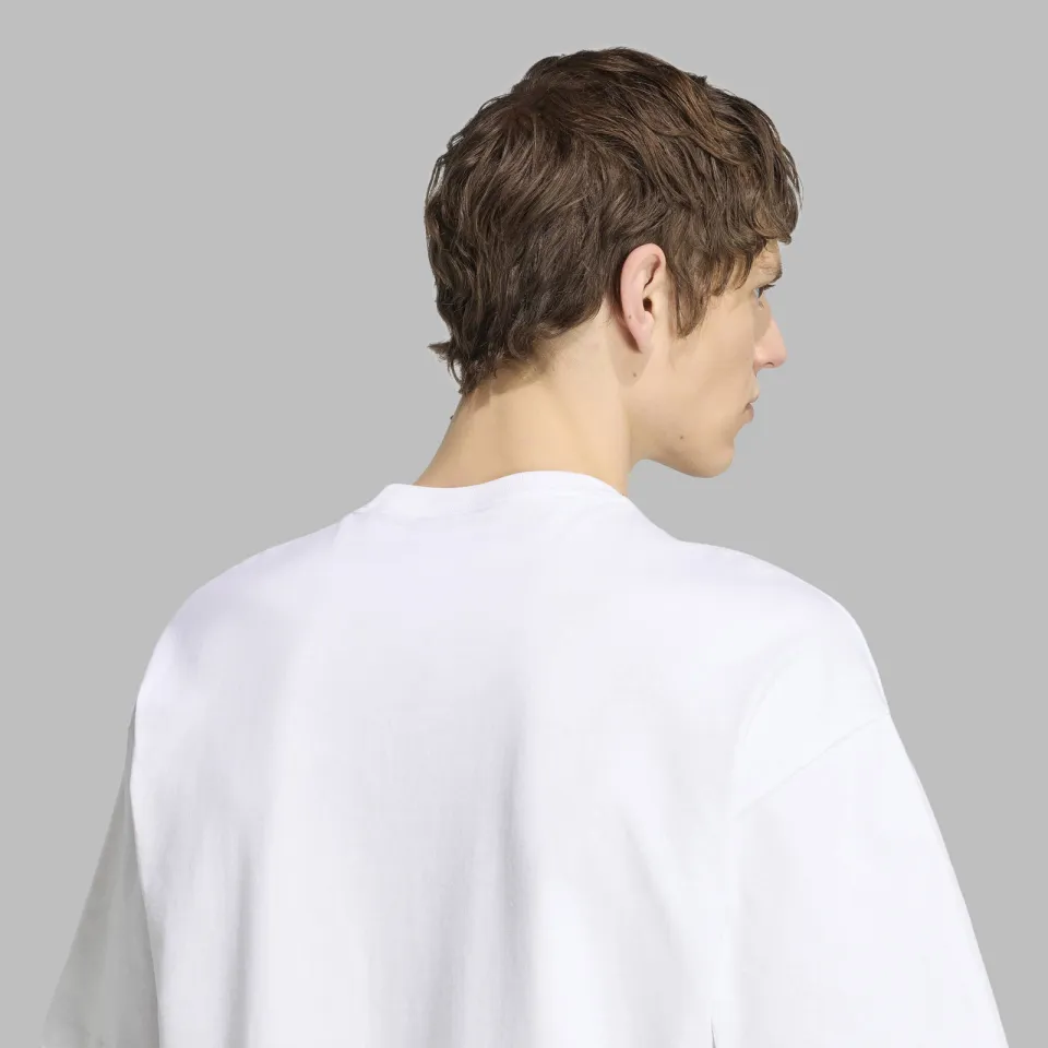 Adidas Originals regular fit T-shirt - wit, foto 5