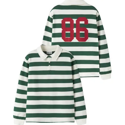 NAME IT KIDS gestreepte sweater - groen, foto 3