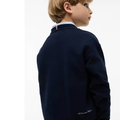 Tommy Hilfiger sweat sweater met print - donkerblauw, foto 5