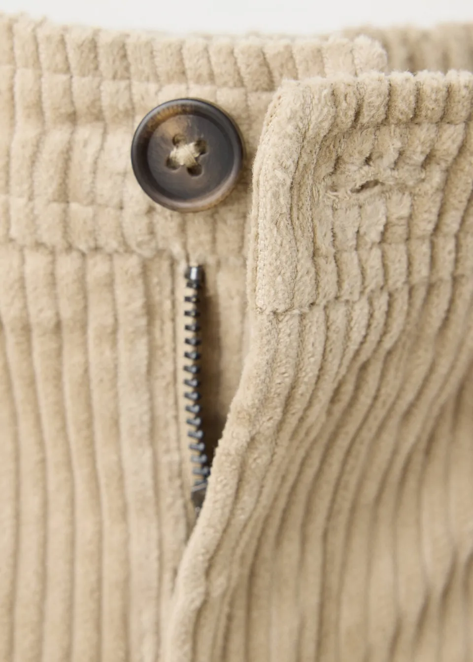 Mango Kids corduroy casual broek - beige, foto 5