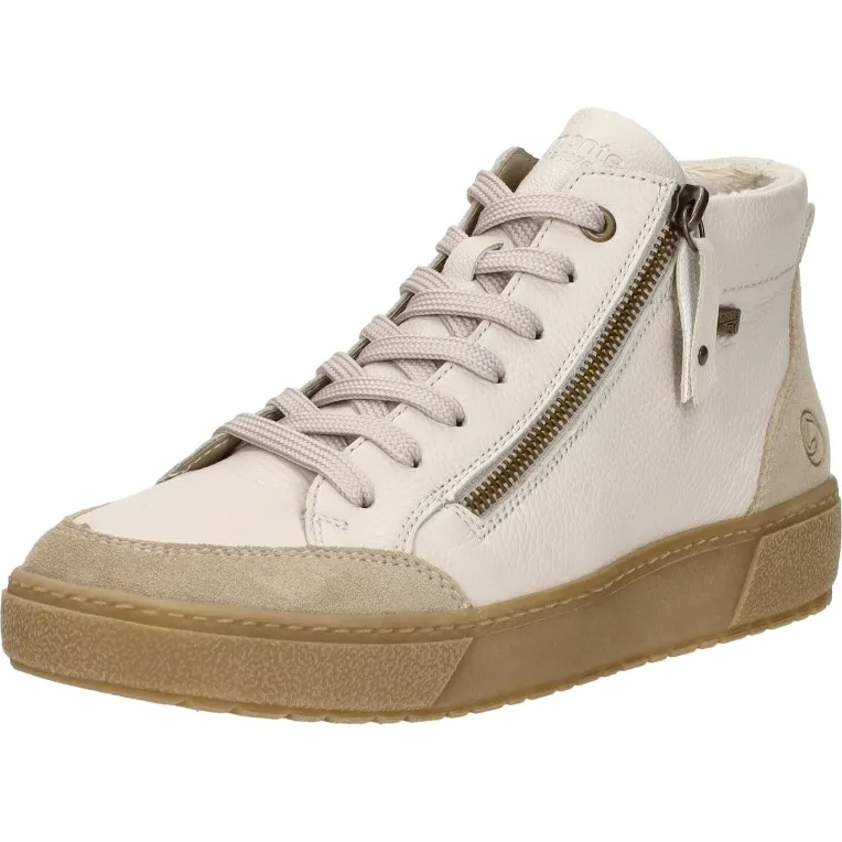 Remonte hoge veterschoenen gebroken wit, foto 3