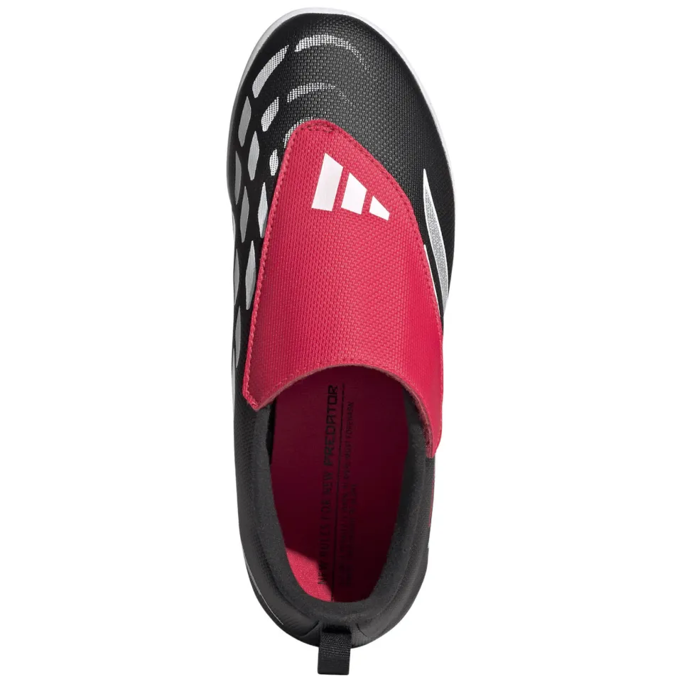Adidas Performance Predator Club junior imitatieleren voetbalschoenen - zwart/wit/rood, foto 4