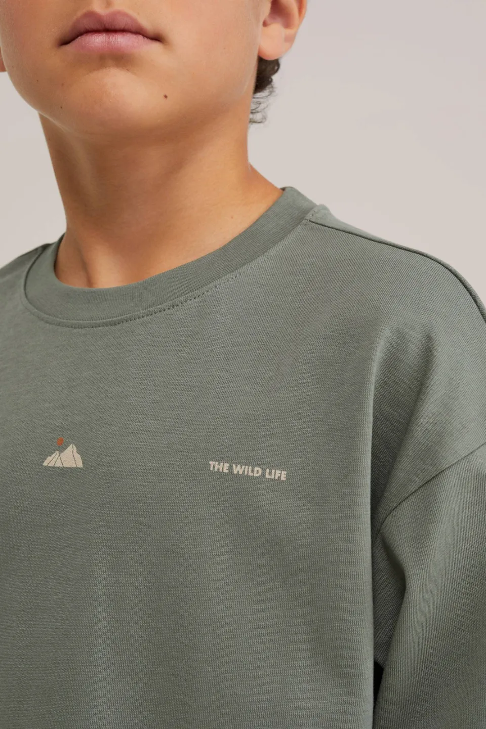 WE Fashion longsleeve met backprint groen, foto 7
