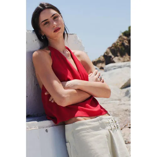 Mango TEEN wide leg jeans - beige, foto 4