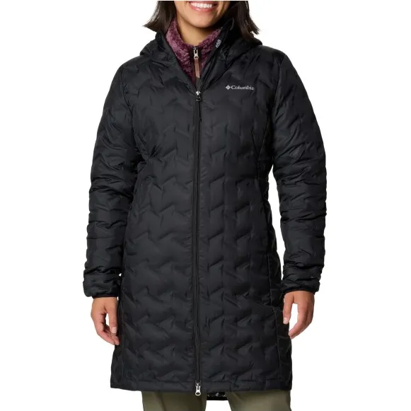 Columbia Women's Delta Ridge II Long Down Jacket - Donsjack, zwart