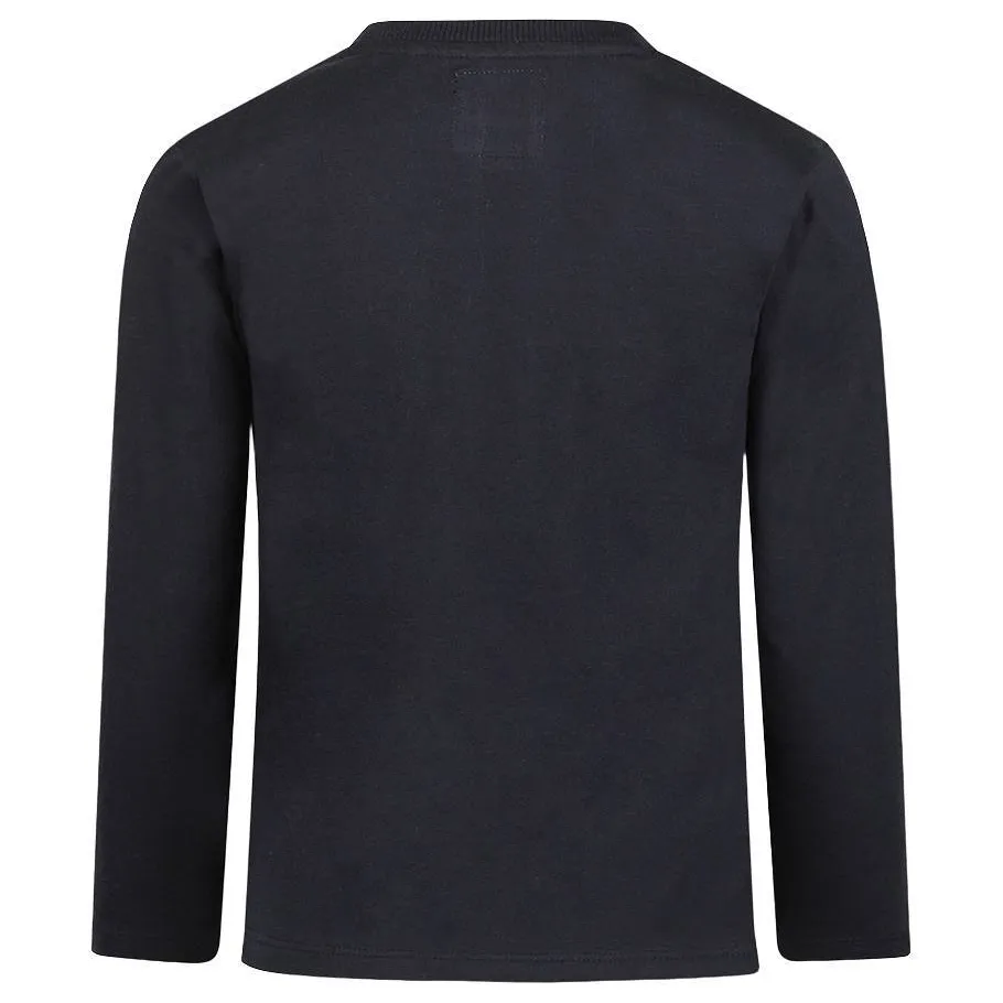 Koko Noko longsleeve met beerprint donkerblauw, foto 3