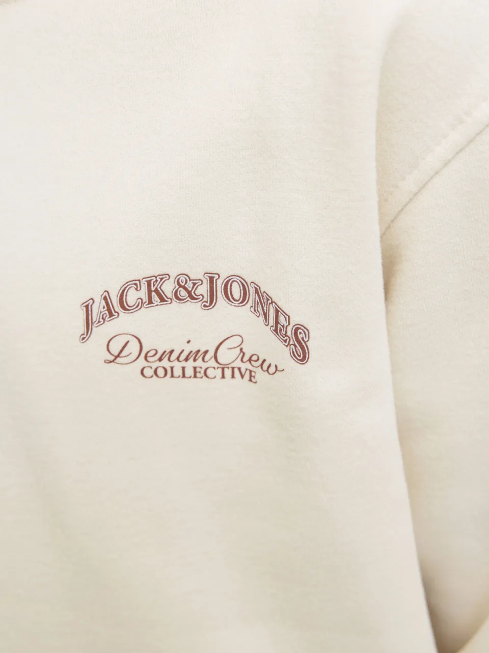 Jack & Jones JUNIOR hoodie met backprint ecru, foto 7