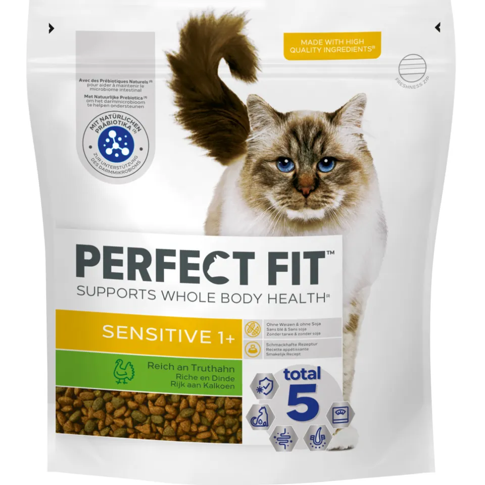 Perfect Fit Sensitive 1+ kalkoen droogvoer kat 1,4 kg, foto 2