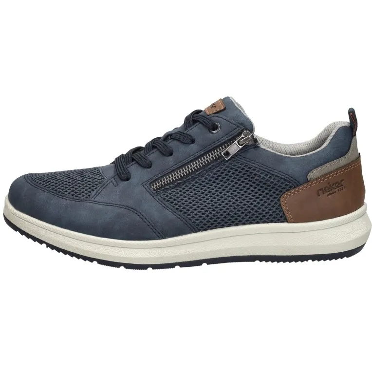 Rieker lage sneakers blauw, foto 2