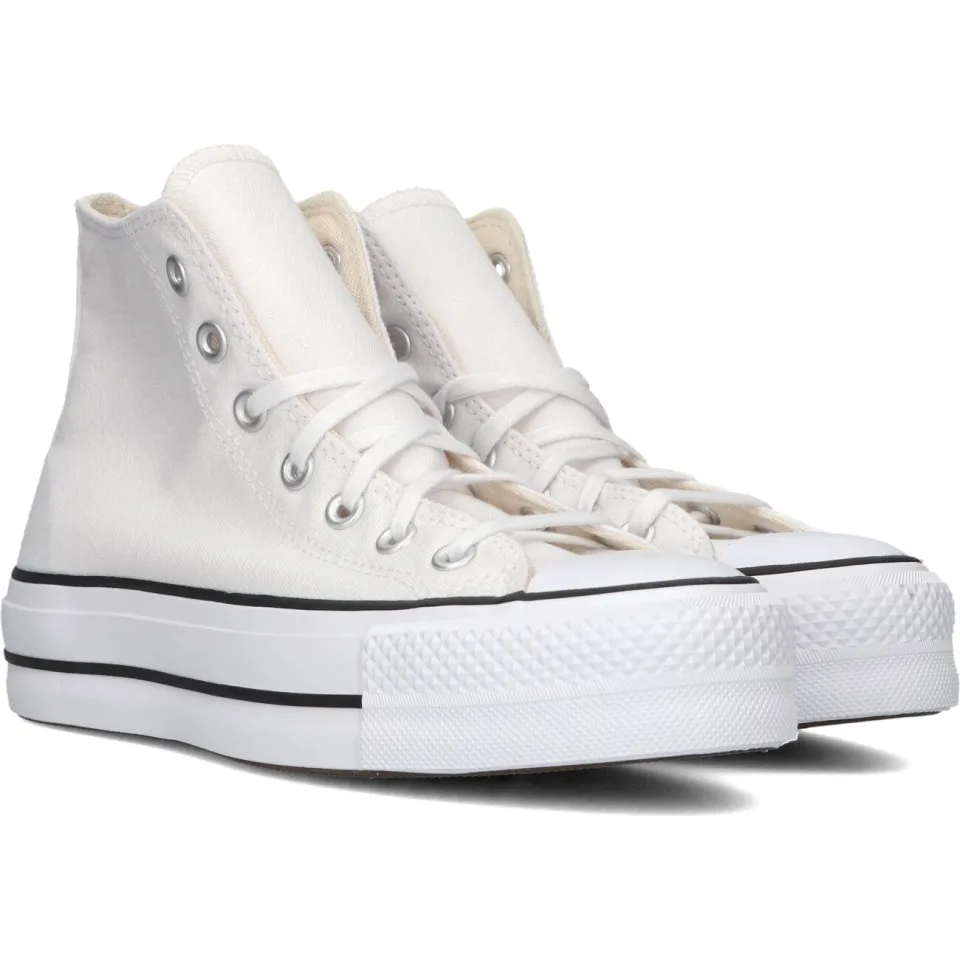 Converse Chuck Taylor All Star Lift Canvas Hi platform sneakers wit, foto 3