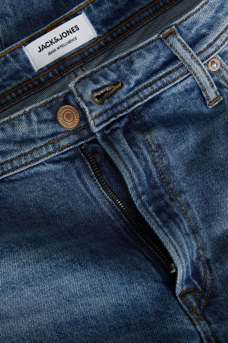 Jack & Jones JEANS INTELLIGENCE regular fit jeans JJICLARK JJORIGINAL blue denim, foto 7