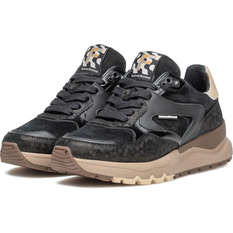Floris Van Bommel Treni 02.06 suède sneakers - zwart, foto 3